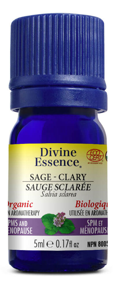 DIVINE ESSENCE Sage - Clary  (Organic - 5 ml)