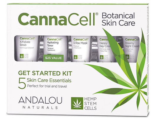 ANDALOU NATURALS CannaCell Botanical Get Start Kit (5 pk)