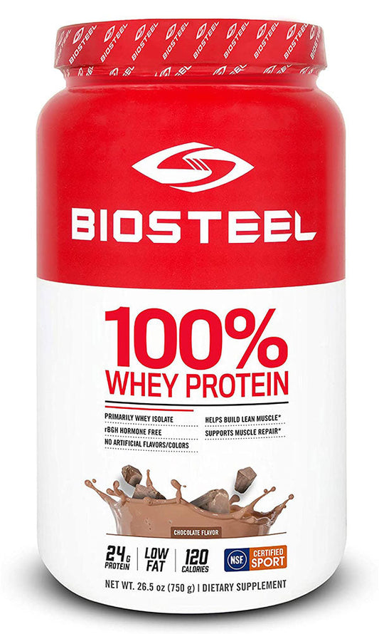 BIOSTEEL Natural 100%Whey Protein Blend (Chocolate - 750 gr)