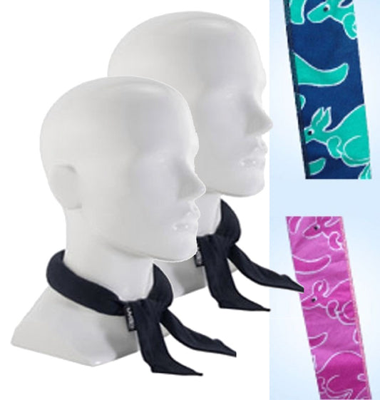 COOL SNAKE Neck Tie Coolers for Kids - 2-Pack